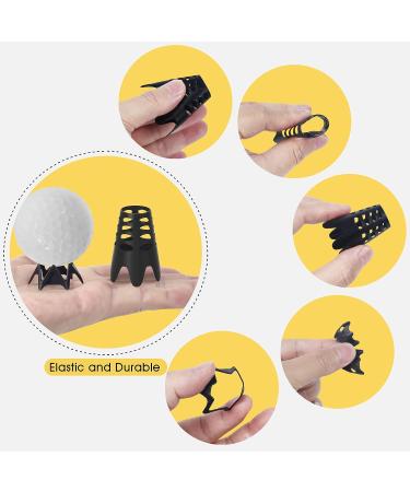 Vefungyan 18pcs Golf Tees for Indoor Training & Driving Range Practice - Black Plastic Tees for Winter Golf Simulator Mats - Buy Online on GoSupps.com