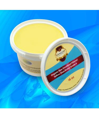 HalalEveryDay Organic FILTERED Shea Butter Cream 16 Oz. (100% Pure) Pack of 3 By SaaQin  - Buy Online on GoSupps.com