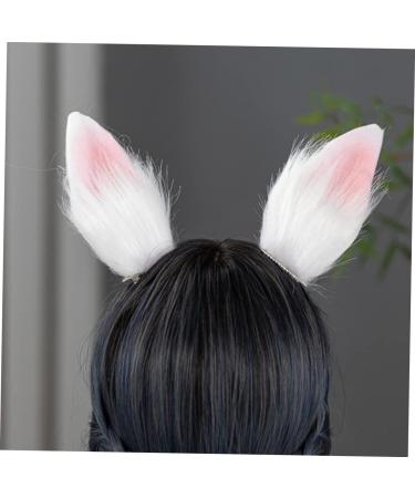 FRCOLOR 2 Pairs Hair Extensions Clips Rabbit Cosplay Hairclips Hair Clips Hairpin for Hair Accessories Rabbit Ear Headdress Women Hair Clip Issue Card Child Cats and Dogs Fabric - Buy Online on GoSupps.com