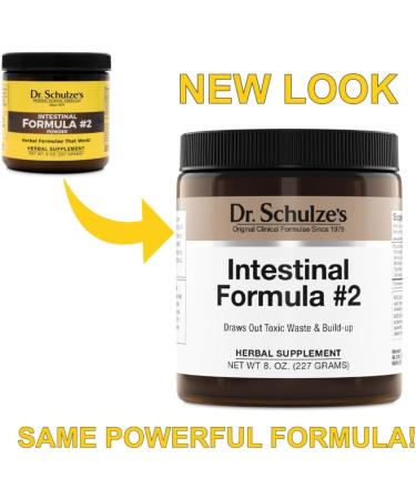 Dr. Schulze's Intestinal Formula 2 Herbal Colon Cleanse 8 Oz. Jar - Buy Online on GoSupps.com