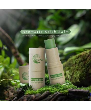 Buy Terra Pafe Comfrey Aromatic Stick Balm - Soothing Relief from Bug Bites (2pcs 0.24oz) - International Shipping Available - Buy Online on GoSupps.com