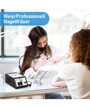 Buy Weyi Nail Miller Set - Electric Nail File & Grinder Low Vibration Professional Manicure Device with 6 Drilling Sleeves 20 000 RPM | International Shipping - Buy Online on GoSupps.com