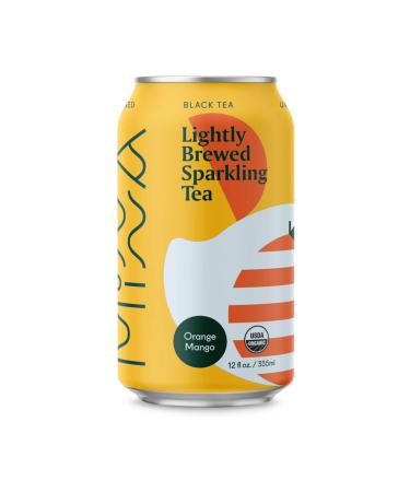 Minna, Tea Sparkling Citrus Black Organic, 12 Fl Oz