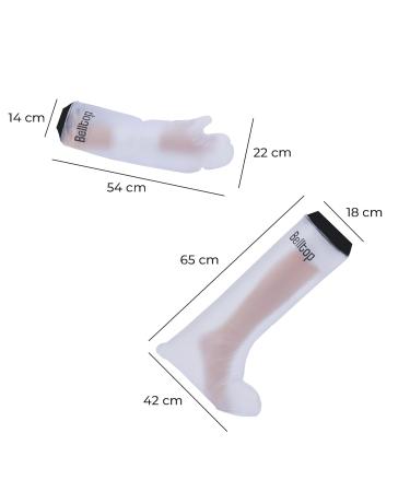 Waterproof Leg Shower Protection | Reusable Plaster & Bone Protection | Silicone Waterproof Cover for Bathing - Buy Online on GoSupps.com