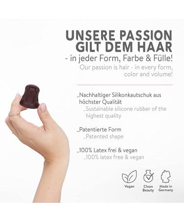 Pony Puffin Chocolate | Volume & Hold Braid Tool | Vegan Latex-Free | Made in Germany | Perfect for Dark Hair - Buy Online on GoSupps.com