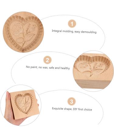 1pc Biscuit Mold Biscuits Embossing Baking Tool Creative Cookie Mold Biscuit Baking Mold Kitchen Cookie Mold Fondant Mold Kitchen Utensil Modeling Log Kitchen Supplies 10X10X2CM Rose - Buy Online on GoSupps.com