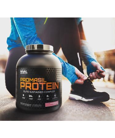 Rival Promasil Protein | Multi-Sourced Protein with Native Whey Isolate & Native Casein | 24g Full Spectrum Protein 5g BCAAs Low Sugar | Fast Intermediate & Slow Digesting Protein (5LB Chocolate Peanut Butter) Chocolate Peanut Butter 5LB - Buy Online on GoSupps.com