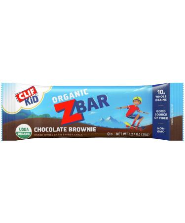 Clif Bar Clif Z Bar Chocolate Brownie, Box of 18,1.27 OZ/36 G PER BAG