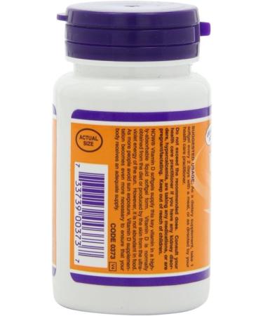 Now Foods Vitamin D3 5000 IU - 240 Softgels | High Potency Supplement - Buy Online on GoSupps.com