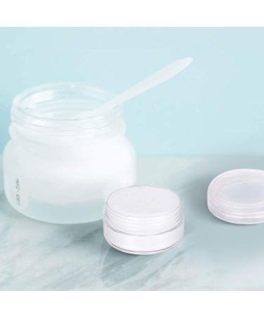 20 Transparent Small Plastic Crucibles - 10g/10ml Cream Cans for Cosmetics Lip Balm Nail Art + 4 Mini Spatulas - International Shipping - Buy Online on GoSupps.com