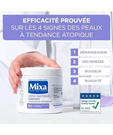 Mixa Intensive dry skin cream panthenol comfort against itching very dry and reactive skin face body hands baby children adults hypoallergenic perfumefree 400 ml - Buy Online on GoSupps.com