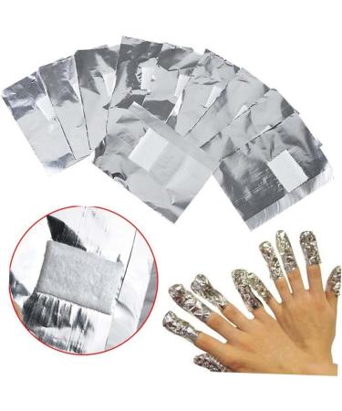 FRCOLOR Nail Remover Pads nails gel nail gel nail remover foil nail wraps nail wraps pad gel remover pad aluminum foil manicure Gel Polishes medium As Shown - Buy Online on GoSupps.com