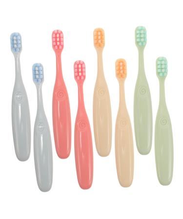 Beaupretty 8 pieces of soft toothbrushes for adults creative toothbrush soft bristle toothbrush extra soft bristle toothbrush for adults toddlers silicone