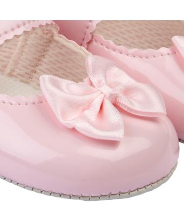 Baypods Baby Girls Soft Soled Pre Walker Shoes - Pink Patent, 3 UK - Made in England - Buy Online on GoSupps.com