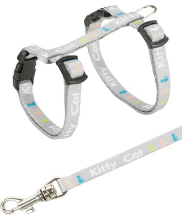 Trixie 4181 Kitten Harness with Leash - Adjustable Nylon 21-33 cm 1.20 m - 2 Pieces Pack - Ideal for International Shipping - Buy Online on GoSupps.com