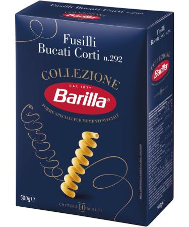  Barilla Barilla Collezione Fusilli Bucati Corti made from premium durum wheat Always al dente Pack of 12 (12 x 500 g) - Buy Online on GoSupps.com