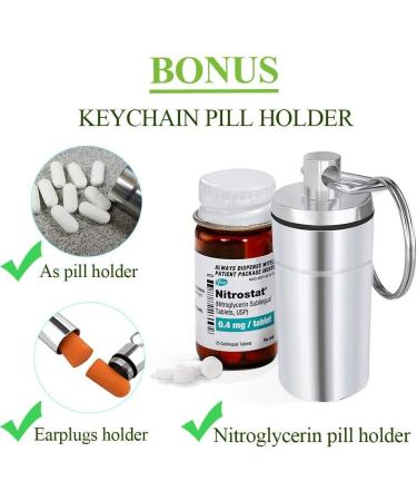 JohnBee Pill Cutter - Best Small & Large Pills Cutter | Designed in USA | Cuts Vitamins | Pill Splitter with Shield | Includes Keychain Holder & Cleaning Brush (Brown) - Buy Online on GoSupps.com