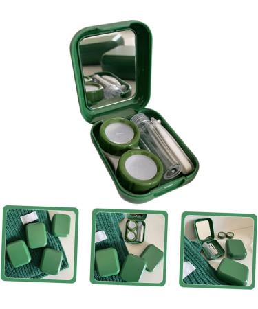 Buy Healeved Contact Lens Case with Mirror - Colored Organizer & Protective Container for Contacts - Perfect Travel Eye Lens Storage - Buy Online on GoSupps.com