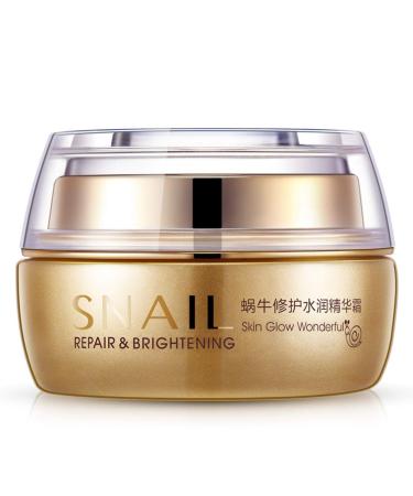 BIOAQUA Snail Mucus Repair Moisturizing Replenishing Cream Skin Glow Wonderful Vitality Impart 50g