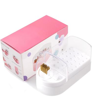 2 in 1 Nail Drill Bits Holder Nail Drill Bits Cleaning Brush Case 30 Holes Nail Art Drill Bits Stand Display Storage Box Nail Drill Bit Organizer Foot Care Home Use - Buy Online on GoSupps.com