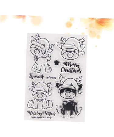 Lurrose Christmas Stamps Postage Stamps Planners Craftastic Tthe Notebook Silicone Stamps Clear Stamps Seal Scrapbook Account - Buy Online on GoSupps.com