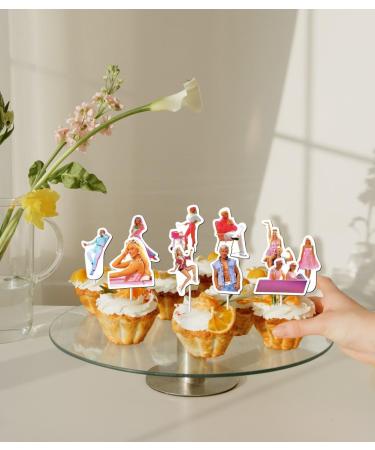 25 Pcs Cartoon Birthday Cake Toppers and Cupcake Toppers - Theme Party Decorations Supplies - Buy Online on GoSupps.com
