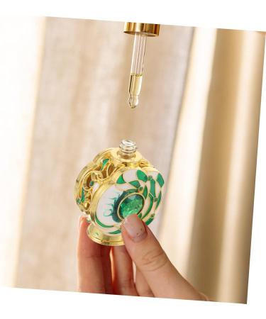 COOLHIYA perfume bottle travel perfume finery perfume essential oil perfume middle eastern perfume dubai perfume vintage bottle essence bottle perfume holder Metal classical storage bottle - Buy Online on GoSupps.com