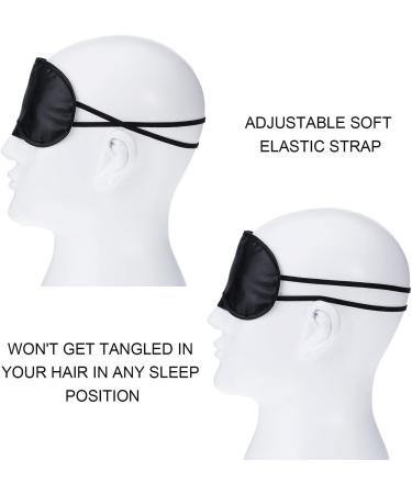 10pcs Lightweight Eye Mask Sleep Masks for Kids, Women, Men - Soft Blindfold Eyeshade with Nose Pad & Elastic Straps - Ideal for Travel, Shift Work, Naps - Black - Buy Online on GoSupps.com