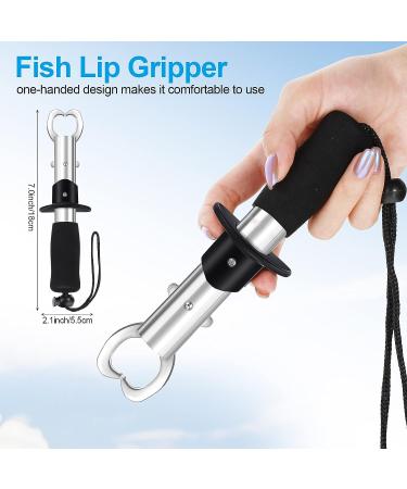 Fishing Tools Set - Pliers, Hook Remover, Lip Gripper, T-Shaped Separator, Gloves - Buy Online on GoSupps.com