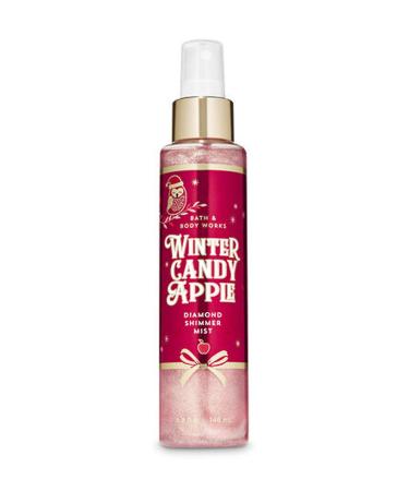 Bath & Body Works Winter Candy Apple 2019 Edition Diamond Shimmer Mist 4.9 fl oz / 146 mL