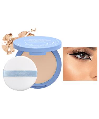 GA-GK Matte Perfection Pressed Powder Oil Control Face Pressed Powder Matte Smooth Setting Powder Makeup Waterproof Long Lasting Finishing Powder Soft Setting Powder Face Powder 03# Refer to description