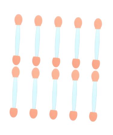 Ipetboom 300 pcs Cosmetic Makeup Sponge Eyeshadow Double-headed Tool Applicator Dual-sides 6.5x1.3cmx3pcs Bluex3pcs