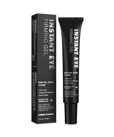 Instant Firming Eye Cream for Under Eye Bags and Puffiness Dark Circles Treatment Anti-Aging Eye Tightener Temporary Face Lift Reduces Fine Lines (1 Fl Oz)