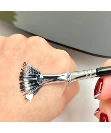 Angled Fan Eyelash Brush 120 Angle Eyeliner Brushes - Multipurpose Makeup Tool for Lashes and Eyeliners Creating The Perfect Makeup Pochy - Buy Online on GoSupps.com