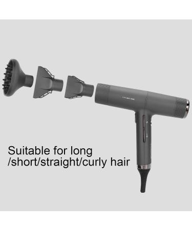 Hair Dryer Professional Portable Fast Drying Low Noise Hairdryer Home Hair Blow Dryer Hair Salon Tool for Home Travel & Salon Black(#2) - Buy Online on GoSupps.com