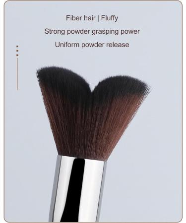Verdant Touch Jaw Contour Brush Fishtail Head Jaw Line Contour Brush Fiber Hair Makeup Artist Cosmetic Tool - Buy Online on GoSupps.com