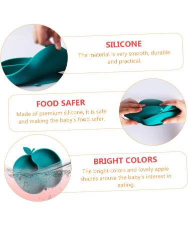 TOYANDONA Silicone Dinner Grid Tableware for Kids - Reusable Anti-fall Training Plate with Suction for Mess-free Eating - Buy Online on GoSupps.com