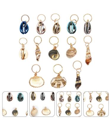 Artibetter 13pcs Hair Braid Rings and Beads Set - Hair Cuffs, Clips, Shell Beads for Men and Women - Buy Online on GoSupps.com