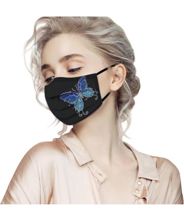 Buy WEXCV 50-Piece Disposable 3-Layer Mouth Protection for Adults | Breathable Colored Bandana Scarves | Black & Multicolor Options Available - Buy Online on GoSupps.com