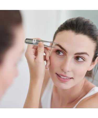 Fomiyes Eyebrow Trimmer - 2 Pieces Hair Removal Clip Tool for Women | Silver & Black | Precision Steel Design - Buy Online on GoSupps.com