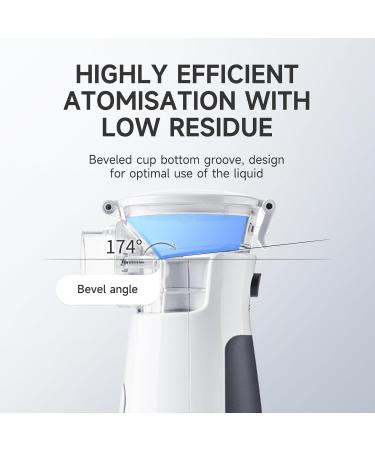 Yuwell Portable Inhalation Device for Children & Adults - Travel-Friendly Nebulizer for Ultra-Fine Particle Delivery (Beige) - Buy Online on GoSupps.com
