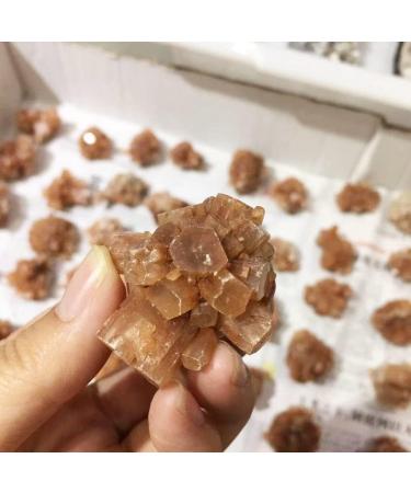 Home Decoration Natural Beautiful Flowery Orange Aragonite Crystal Cluster Specimen s Reiki Crystal Stone - Buy Online on GoSupps.com