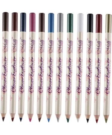 IWOWHERO 24 Pcs Eyeshadow Pen Eyeliner Pencils Blue Eye Shadow Pencil Crayon Eyeliner Waterproof - Buy Online on GoSupps.com
