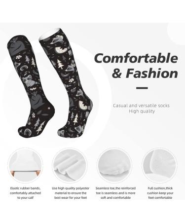 Trashy Raccoons Compression Socks 15-20 mmHg for Men & Women Best Support for Running & Cycling - Buy Online on GoSupps.com