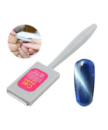 Pure Vie 1 Pieces Nail Art Magnet Stift Set Magnet Plate Marriage Board Magnet Stick Tool 3D Magnetic Cat Eye Gel Magic Nail Art Manikure A line -diy nail art tools #03 #3