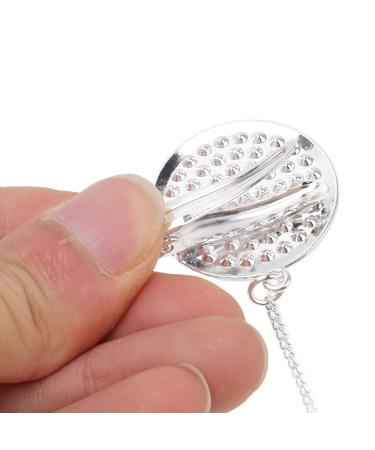 Bling Pacifier - Ultra Soft Rhinestone Crown Baby Pacifier | Portable & Safe with Chain Clip - Soothes Baby - Blue - Buy Online on GoSupps.com