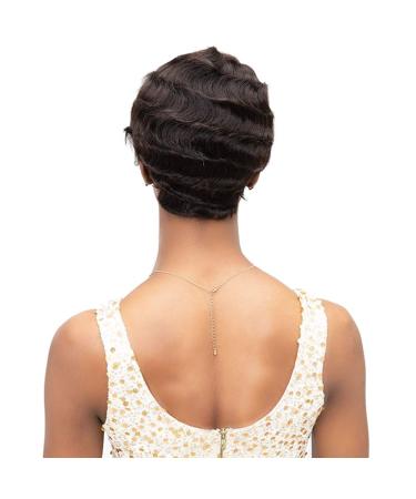 Janet Collection 100% Human Remy Hair Mommy Parting Wig (1B) - Premium Quality - Buy Online on GoSupps.com