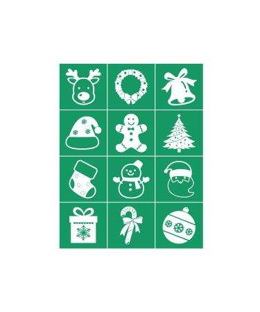 DGAGA Silk Screen Stencils Christmas Stencils Silkscreen Chalk Mesh Stencils Self Adhesive Stencils Reusable for Painting on DIY Wood Signs  Fabric Home Decor Chalk Paste Christmas 8.5x11 inches - Buy Online on GoSupps.com