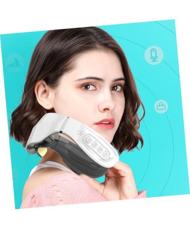 Neck Massage Device Set - Knette Massager for Back & Cervical Spine Care | White Office Health Gear | Perfect Gifts - Buy Online on GoSupps.com