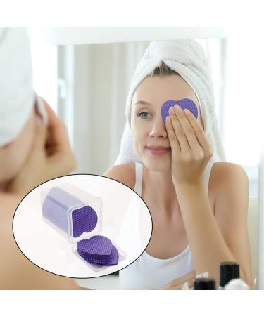 FOMIYES 200 Sheets Eyelash Cleaning Pads gel nail remover wipes nail polish removal pads glue wipes pads eyelash remover nails gel snail polish removers acrylic major travel cotton purple - Buy Online on GoSupps.com